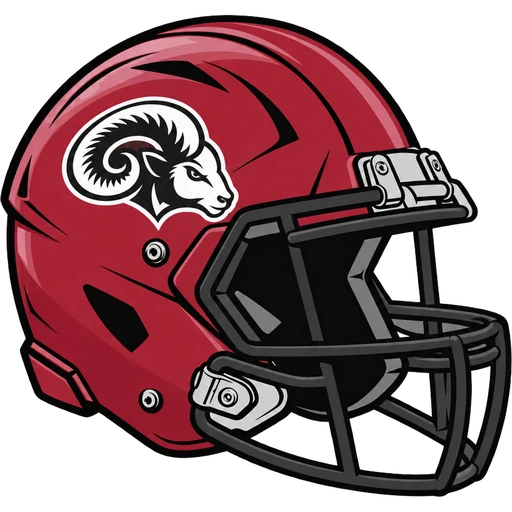 Dickinson Rams helmet