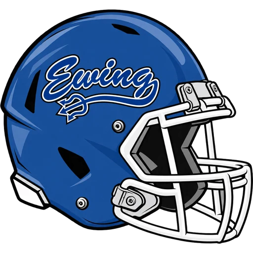 Ewing Blue Devils helmet