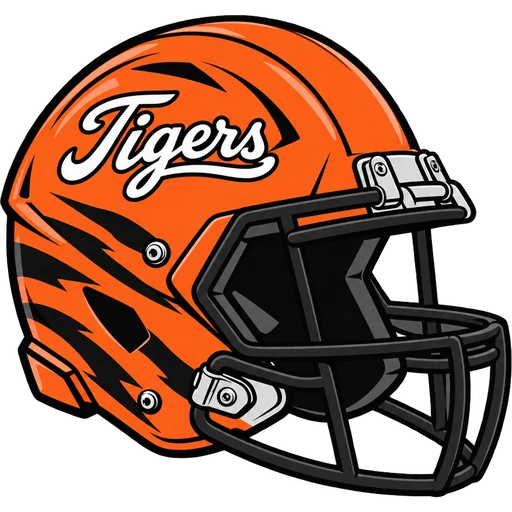 Hackettstown Tigers helmet