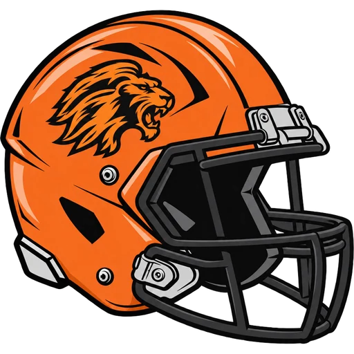 Middletown North Lions helmet
