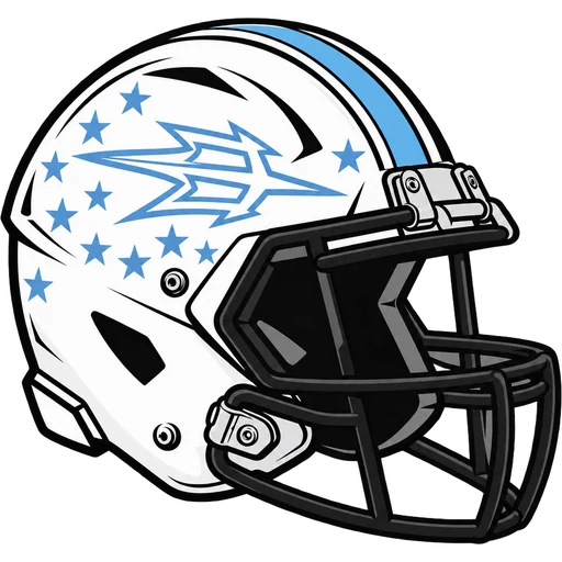 Newark Central Blue Devils helmet
