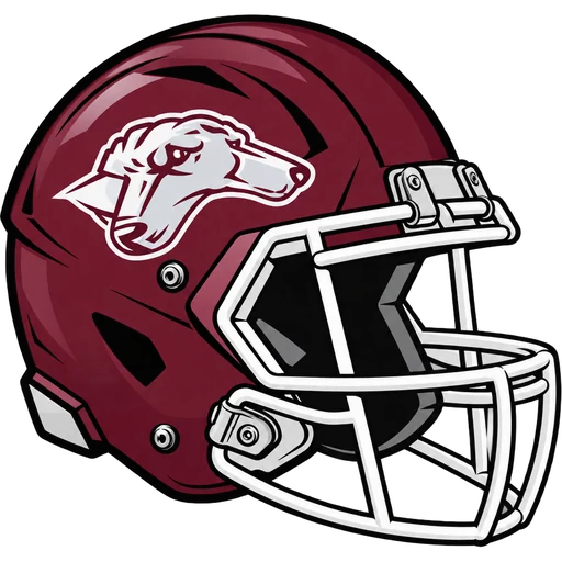 Pleasantville Greyhounds helmet