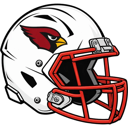 Pompton Lakes Cardinals helmet