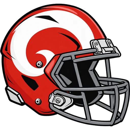 Roselle Rams helmet